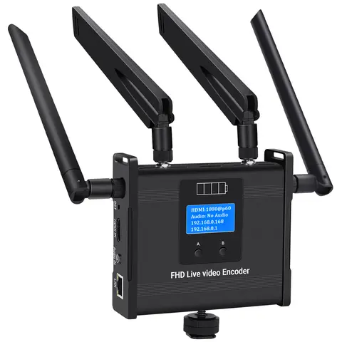 URayTech 4G LTE WIFI HD Video HDMI to IP Streaming Encoder for Outdoor Live Broadcasting RTMPS HLS YouTube Facebook OBS Servers