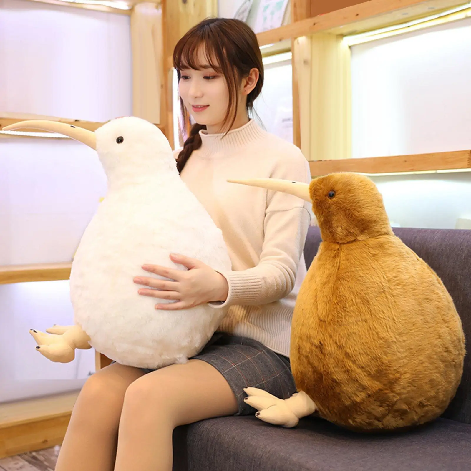 

Плюшевая птица, реалистичная мягкая игрушка, 20 см, милая кукла, подарочная подушка, для спальни, детей-подростков.