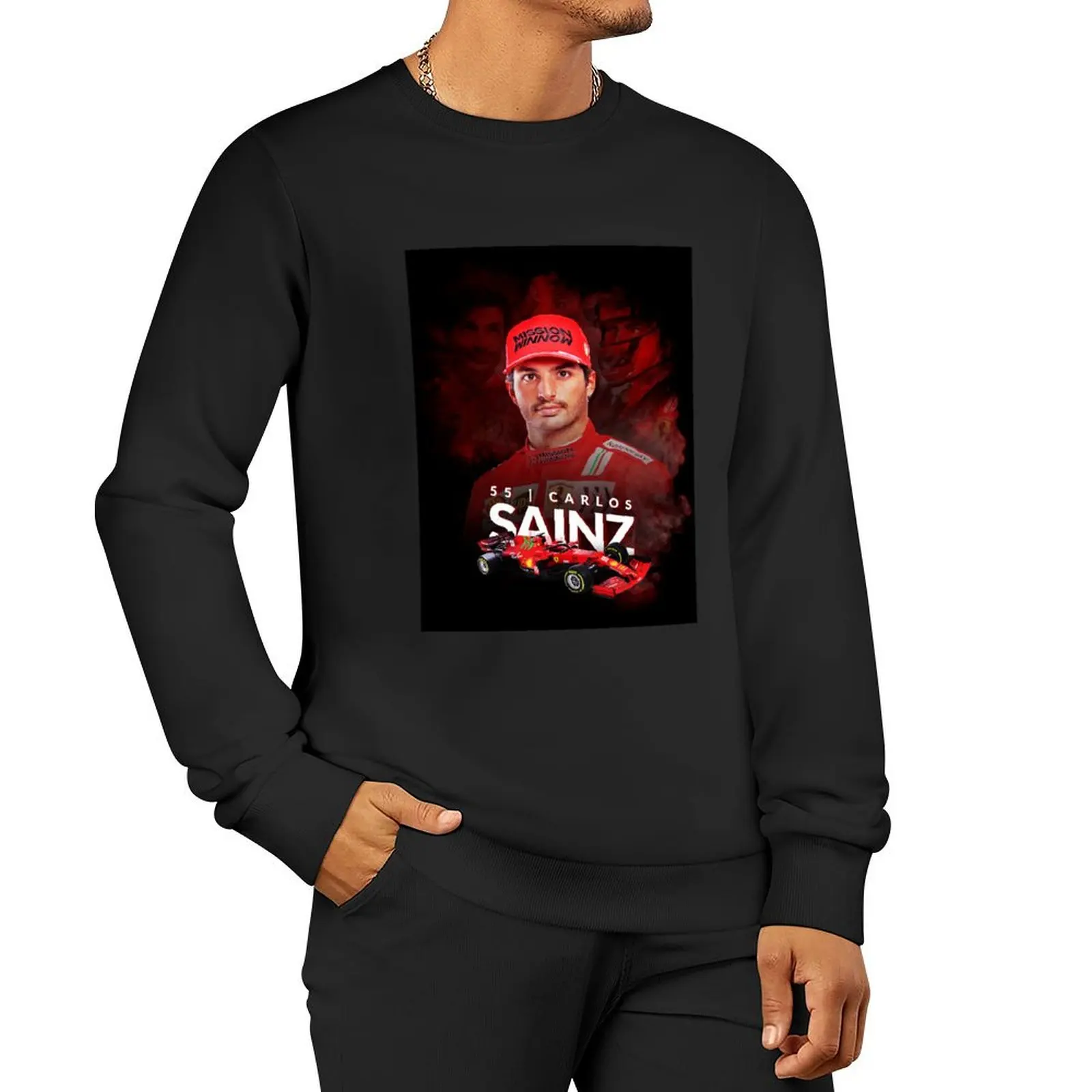 Best Boys Girls F1 Carlos Sainz 55 Surely Not Everybody Music Awesome Pullover Hoodie anime clothing hooded sweatshirts