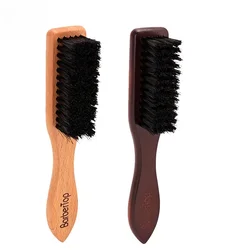 Salon Soft Beard Cleaning Wooden Brush Fragmented Hair Sweeping Brush Hairdresser Shaving Brush Comb Barbershop Brushes Supplies