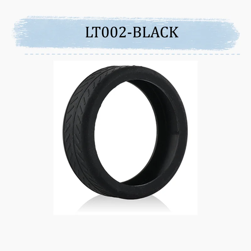 For LT002  Solution to Luggage Noise Issues! Rubber Wheel Cover Protective Pads Luggage Wheel Cover Accessories