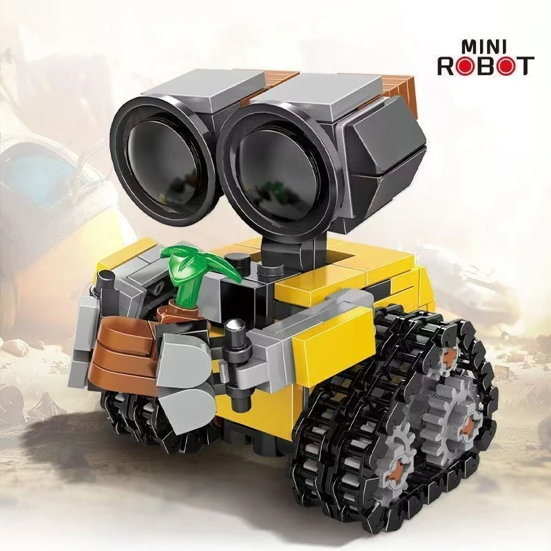 Robot Building Block Model Set, Made of Durable Abs Material, Home Decor Ornament, Collectible Item for Building Block Enthusiasts, the Perfect Gift for Christmas, Halloween, and Birthdays
