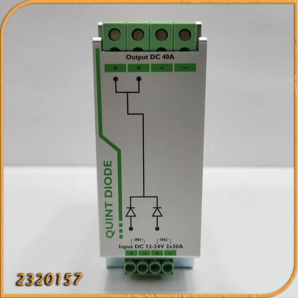 1PCS QUINT DIODE For Phoenix Redundancy Module QUINT-DIODE/12-24DC/2X20/1X40 2320157
