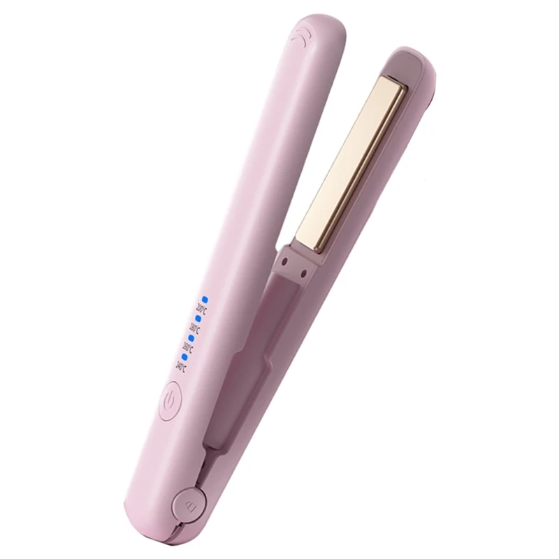 Multifuncional pequeno alisador cabelo temperatura ajustável plana ferro estilo ferramenta adequado para viagens uso da