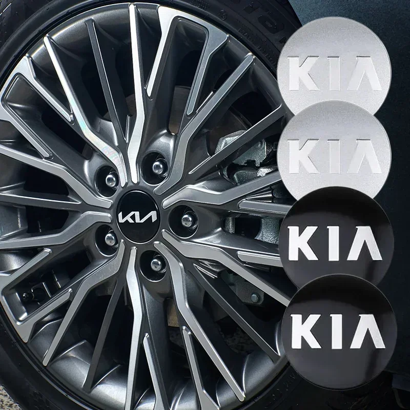 

4 шт., 58 мм, центральная крышка колеса автомобиля, авто эмблема, крышка ступицы для KIA EV6 Sorento Niro Stinger Ceed Carnival K5 K9 Soul Carens VQ Cadenza