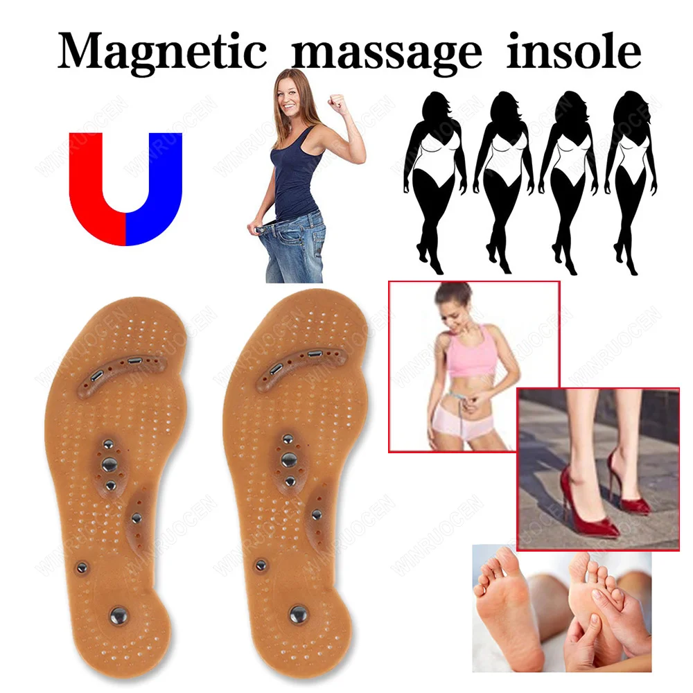 8 stück Magnetische Therapie Einlegesohlen Massage Gesundheit Schuhe Pad Fuß Gewicht Verlust Abnehmen Einlegesohle Entspannung Fuß Pflege Komfort Sohlen