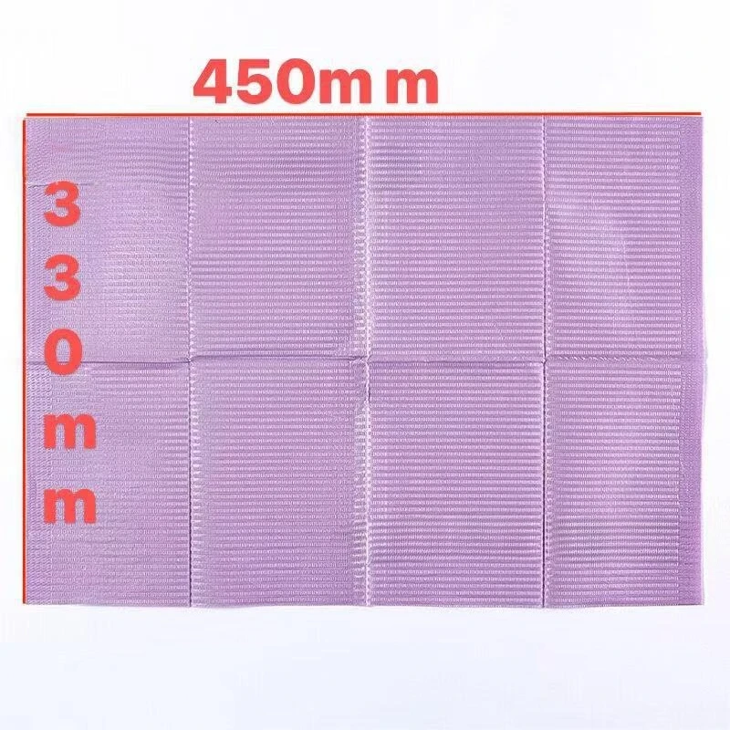 50개/팩 네일 테이블 매트 일회용 네일 아트 종이 타월 방수 3겹 네일 아트 종이 45*33cm 테이블 패드 청소용