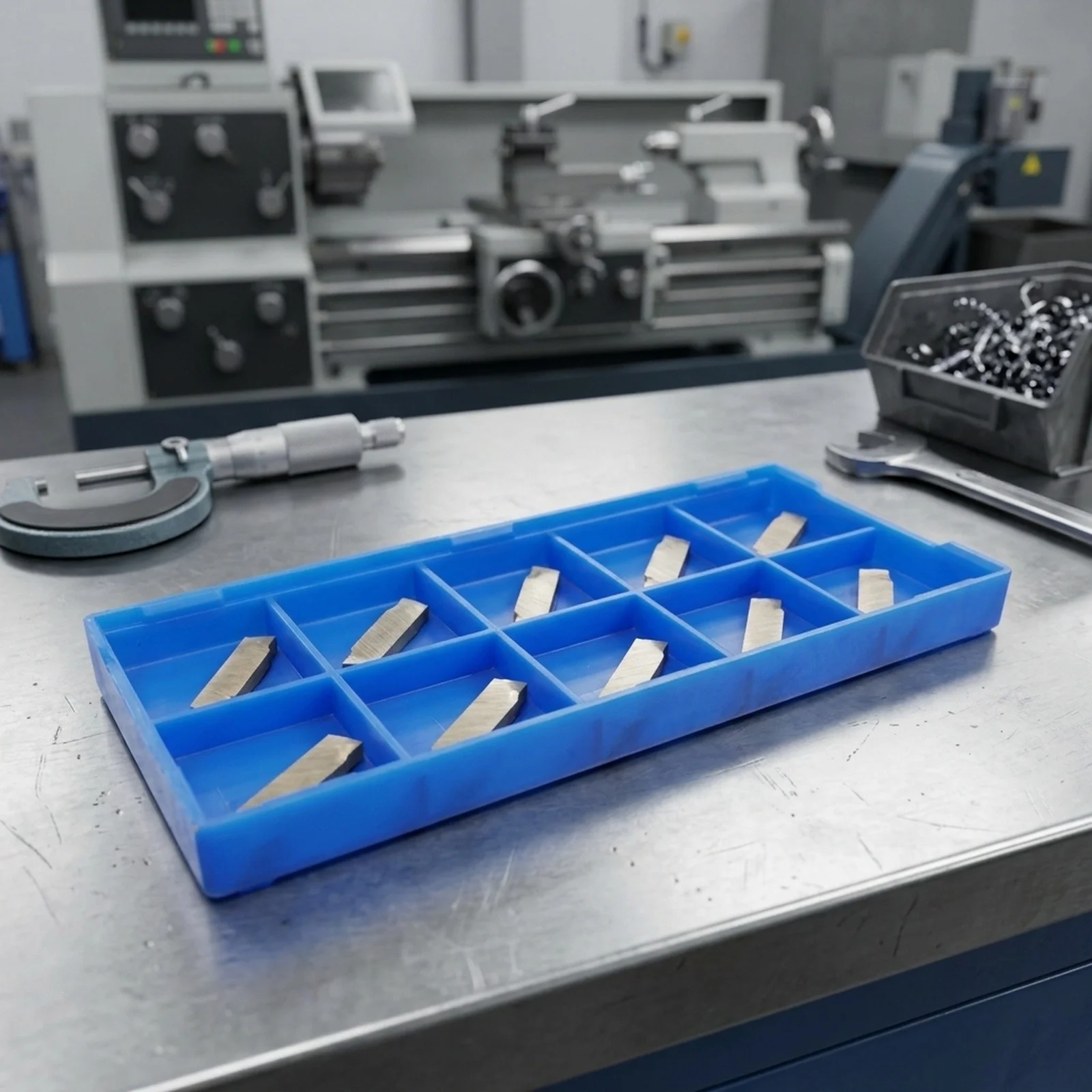 Grooving Carbide Inserts Carbide Inserts for durable and Practical 10 Piece MGMN200 Carbide Inserts Set for High Hardness