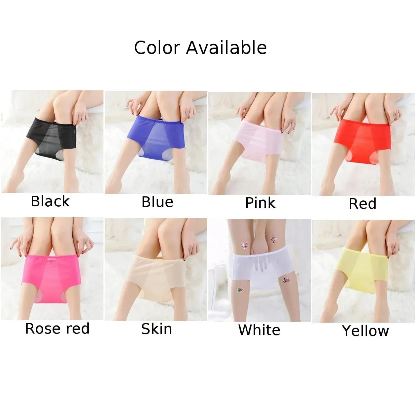 Sexy Women Briefs Underwear See Through Mesh Panties Ultra-thin Seamless Lingerie Solid Quickly Dry Knickers Lightweight Thong