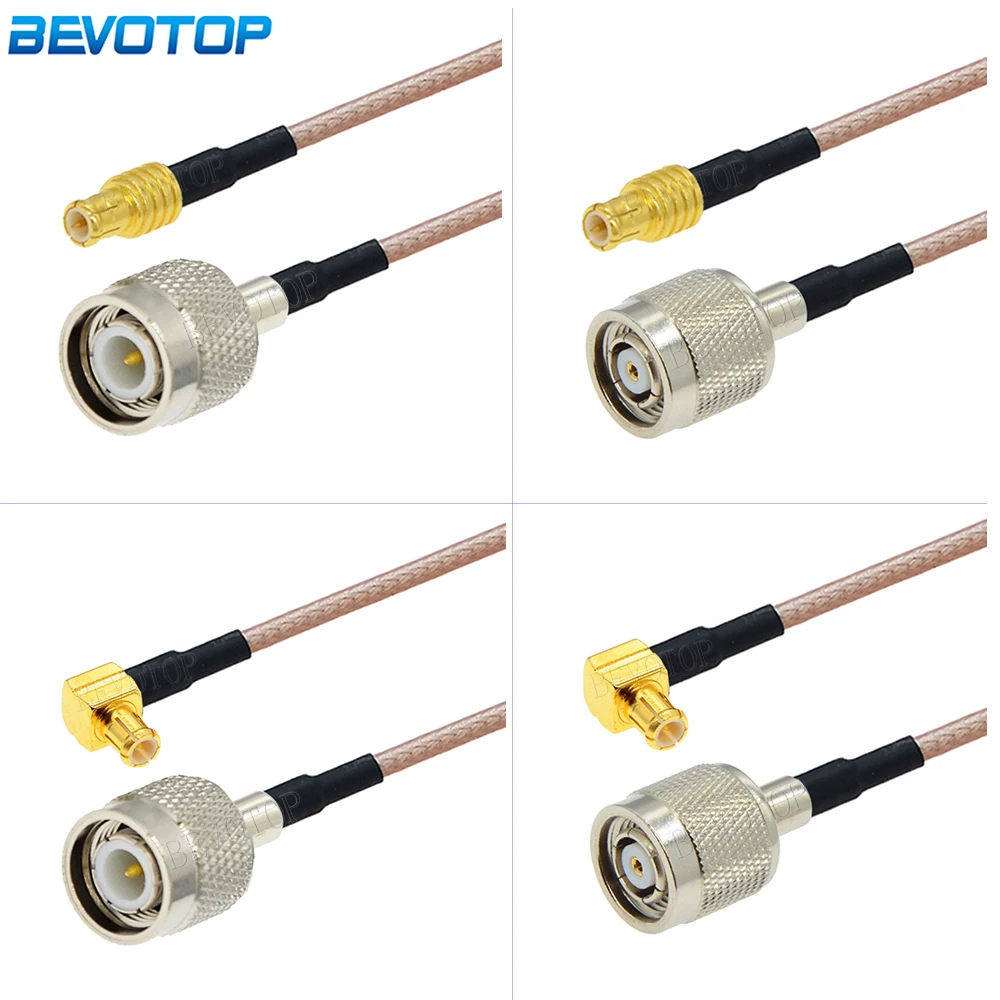 

RG-316 TNC Male to MCX Male Straight/Right Angle Connector RG316 Cable RF Coaxial Jumper Pigtail 50 Ohm Wireless Modem Extension