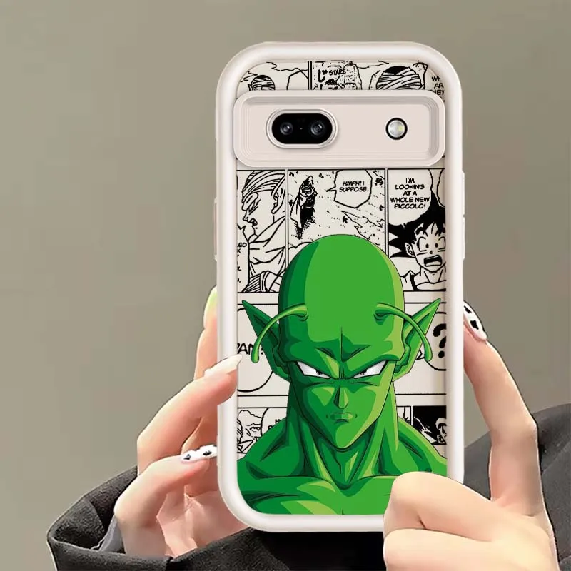 D-Dragon Ball Anime Art para Google Pixel 9 8 7 8A 7A Pro XL Capa de telefone com escada ocular