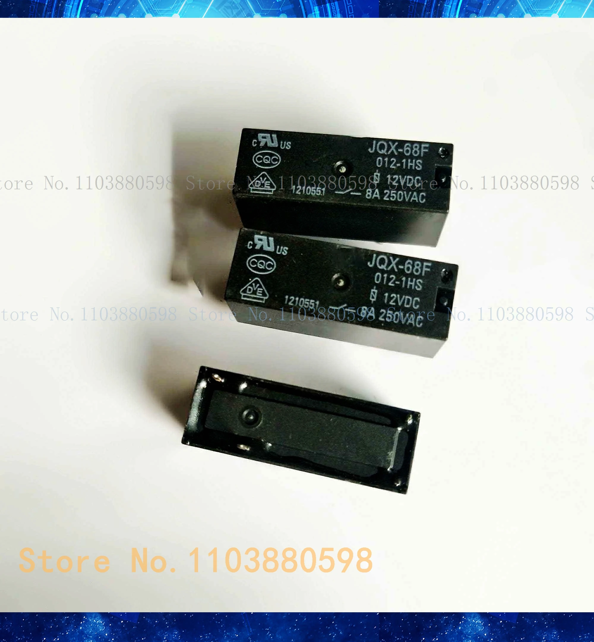 JQX-68F-012-1HS 12VDC 4