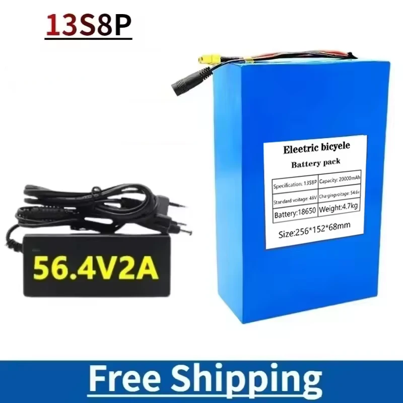 

20000mAh 48V 13S8P Suit Citycoco Motorized Scooter Use Li-ion Battery Model Aircraft Electric Tools Cartssolar Energy Inverters