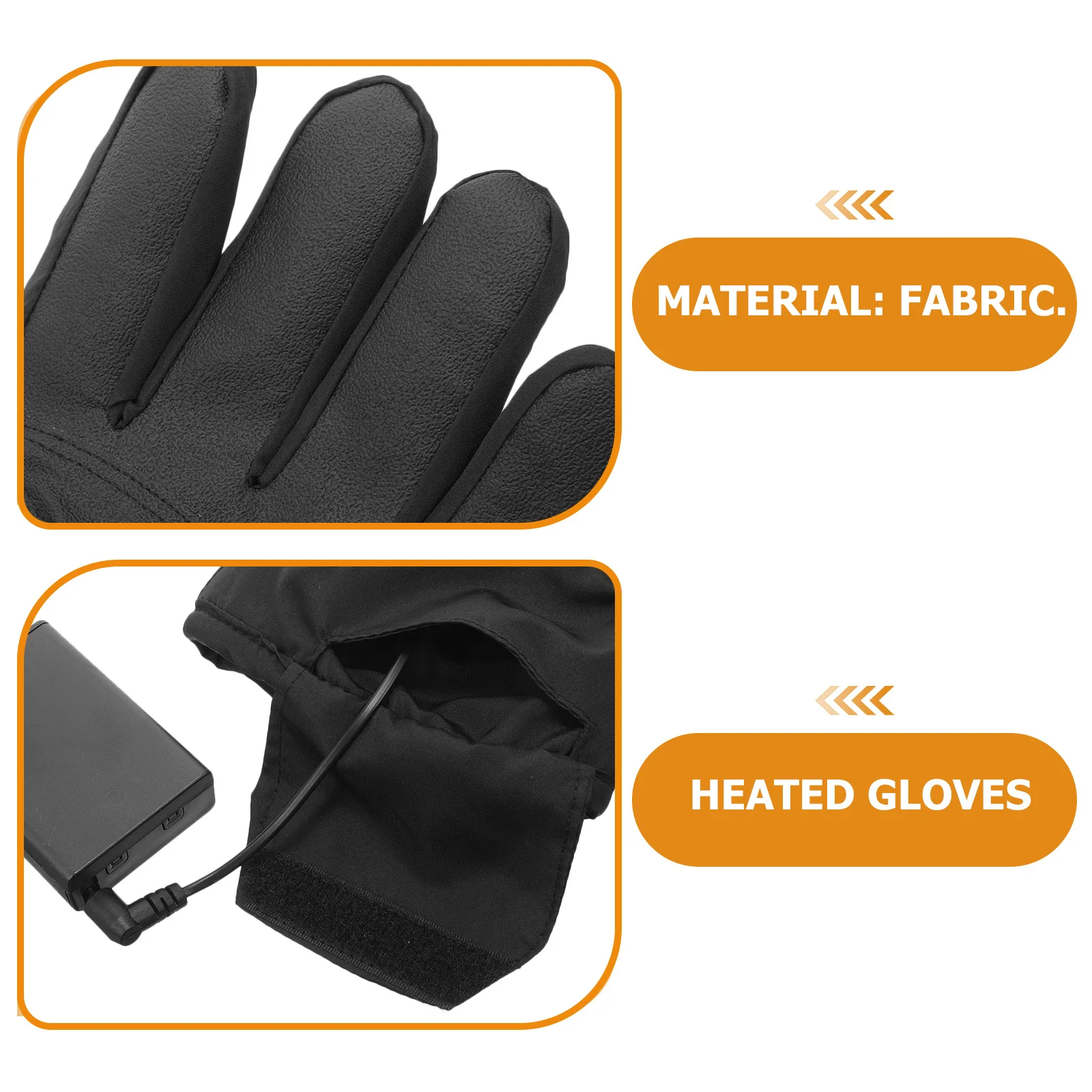 

Heated Gloves Men Women Waterproof Insulated Warm Thermal Electric Heating Gloves Winter Outdoor Sports Camping Hiking