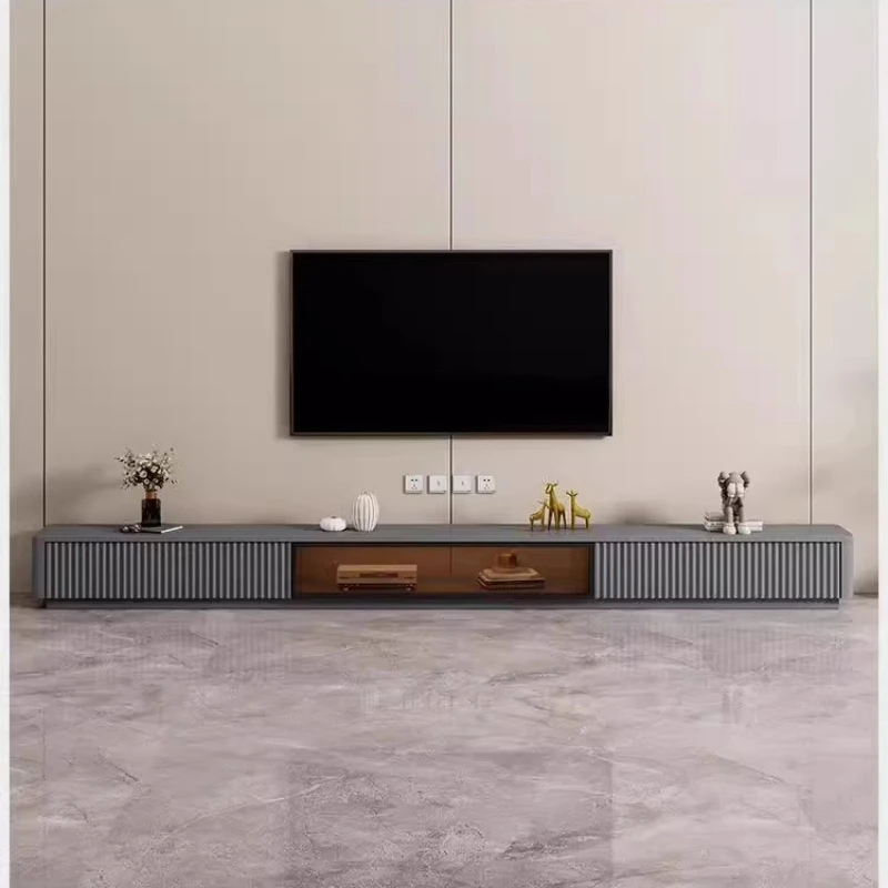 بوفيه لحامل التلفزيون وحدة تحكم التلفزيون الحديثة طاولات غرفة المعيشة لرف التلفزيون حامل الشاشة منتصف القرن الأثاث الحديث الفاخر