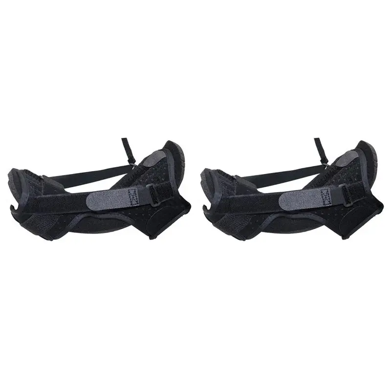 

ABVH-2X Ночной фиксатор для стопы при плантарном фасциите, ортопедический бандаж для облегчения боли при плантарном фасциите и тендините ахиллова сухожилия (черный)