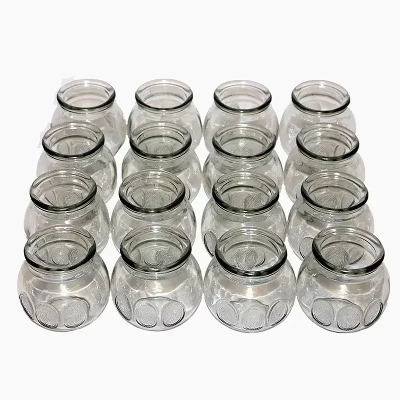 8/12pcs Thick Glass Cupping  Beauty Cans Chinese Traditional Healthcare Cupping Body Points Massage GuaSha Therapy gift fire rod