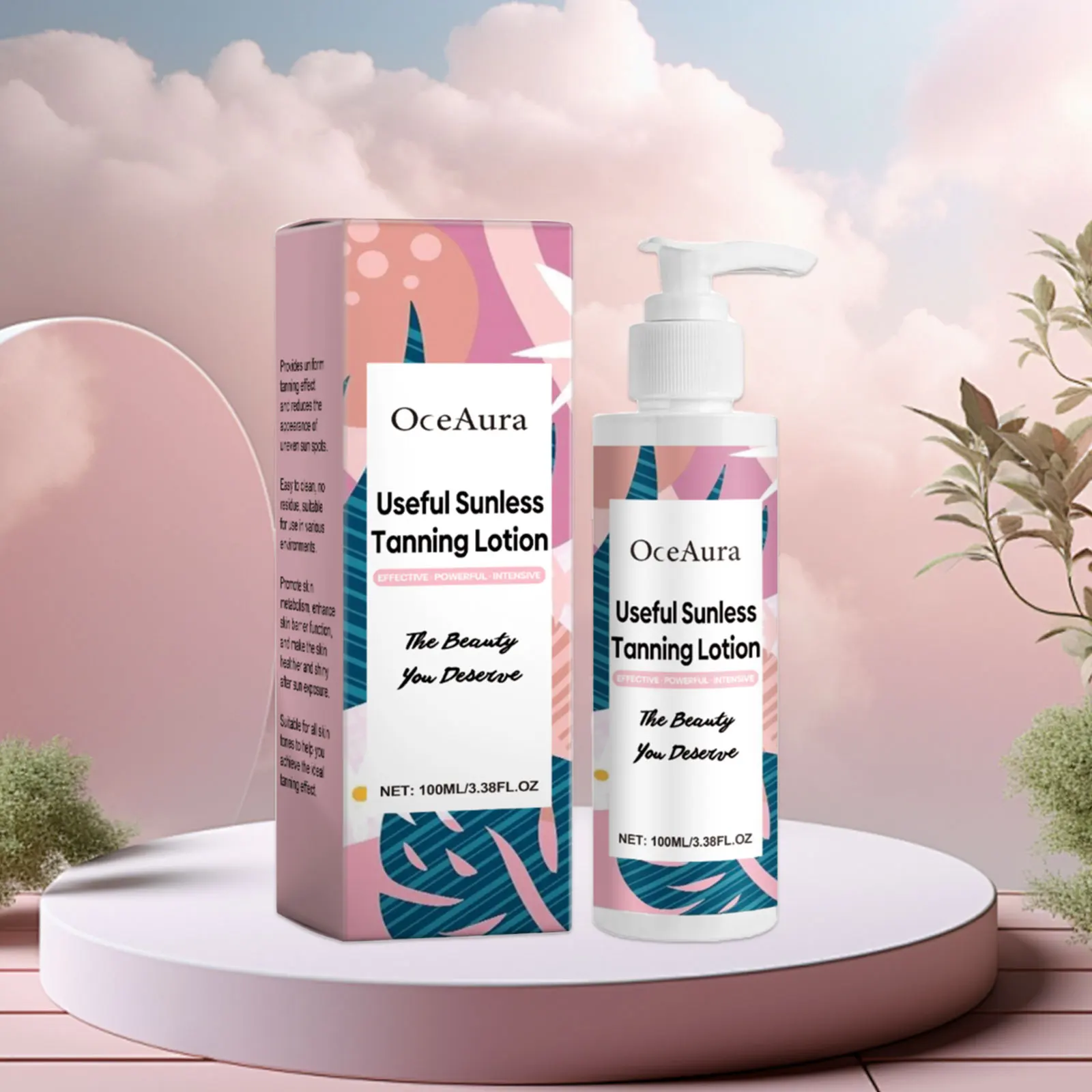

Sunless Self Tanning Lotion Deep Nourish Improve Dry Rough Enhance Skin Melanin Liquid Bronzer Makeup Face Body Self Tan Drops