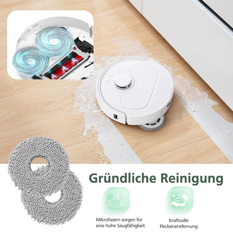 AC39-ملحقات للمكنسة الكهربائية Roborock Qrevo Master/Qrevo Slim Rbot، فرشاة الأسطوانة، مرشحات HEPA، أكياس الغبار، المناديل