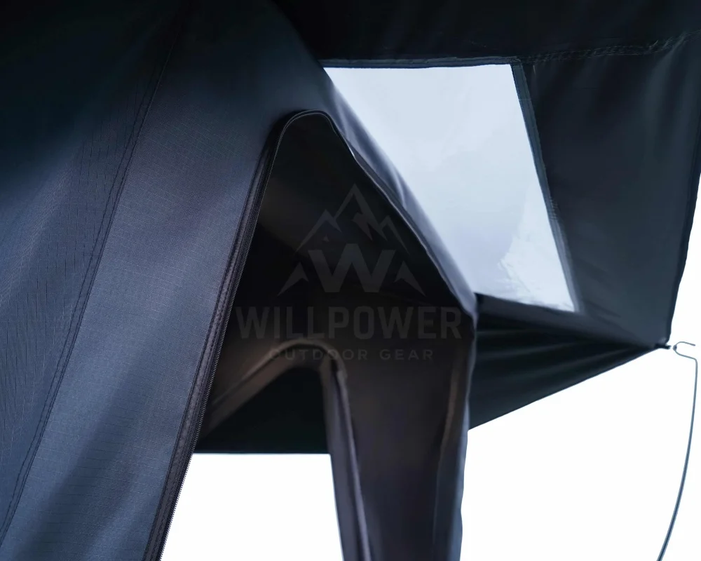 

STLFWillpower New Design 2 Season Outdoor Adventure Camping Roof Top Tent Oxford Fabric Aluminum Ladder for 4x4 Offroad Use