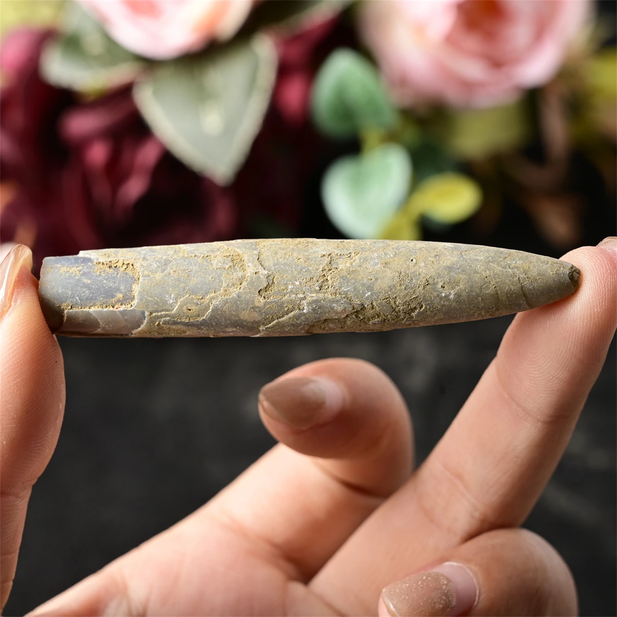 

Natural Gemstone Raw Agate Bullet Shape Carving, Bohemian Style Home Decor, Perfect Holiday Gift