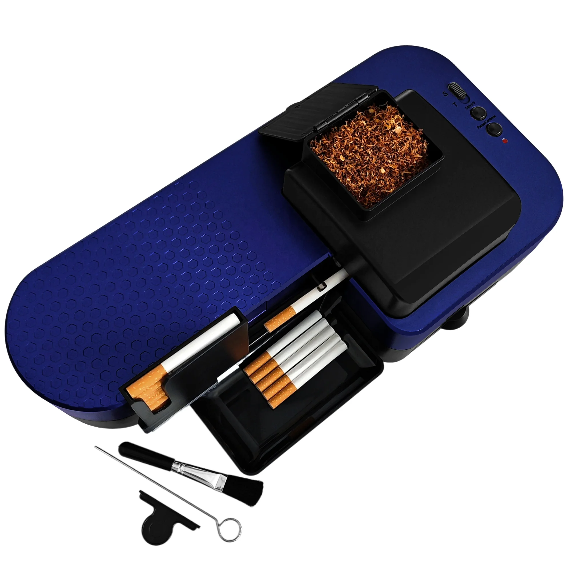 TLF Panamagica 2 ماكينة لف كهربائية أوتوماتيكية بالكامل للاستخدام المنزلي لتدحرج عشرة أنابيب السجائر تصفية التبغ لمرة واحدة