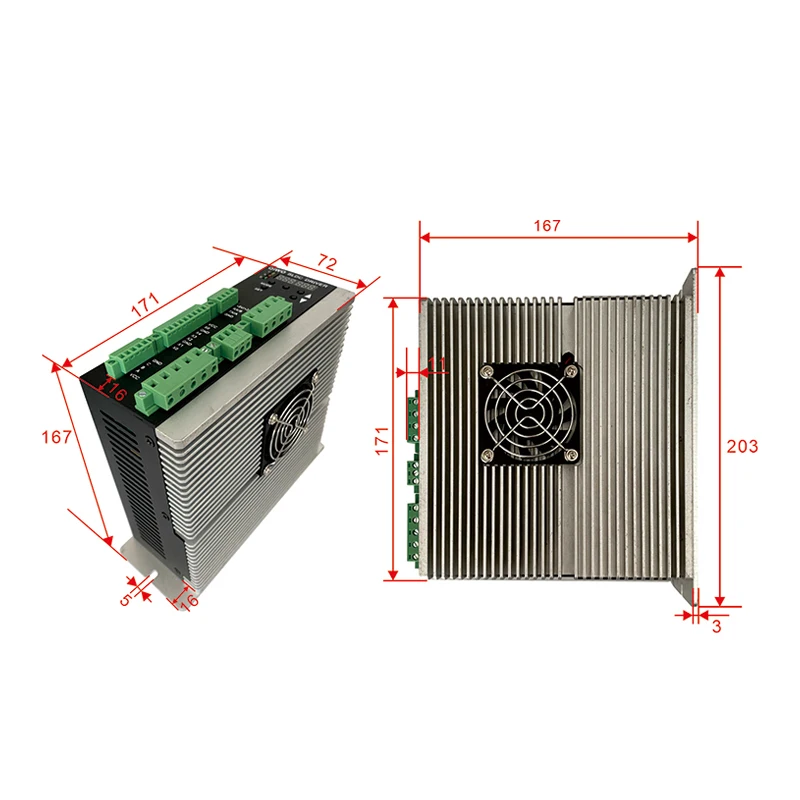 High Torque Brushless Motor 3000rpm 2kw 2000w Low Noise BLDC Motor Single Phase Electric Servo Motor  for Industrial lathe
