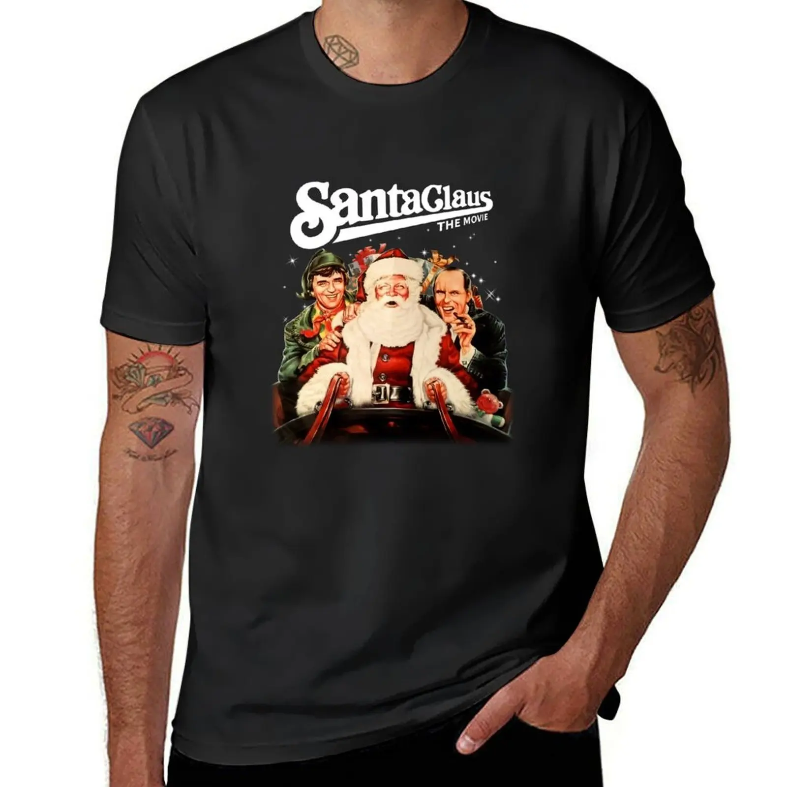 Santa Claus The Movie Shirt Dudley Moore T-Shirt Blouse vintage tees summer clothes mens funny t shirts