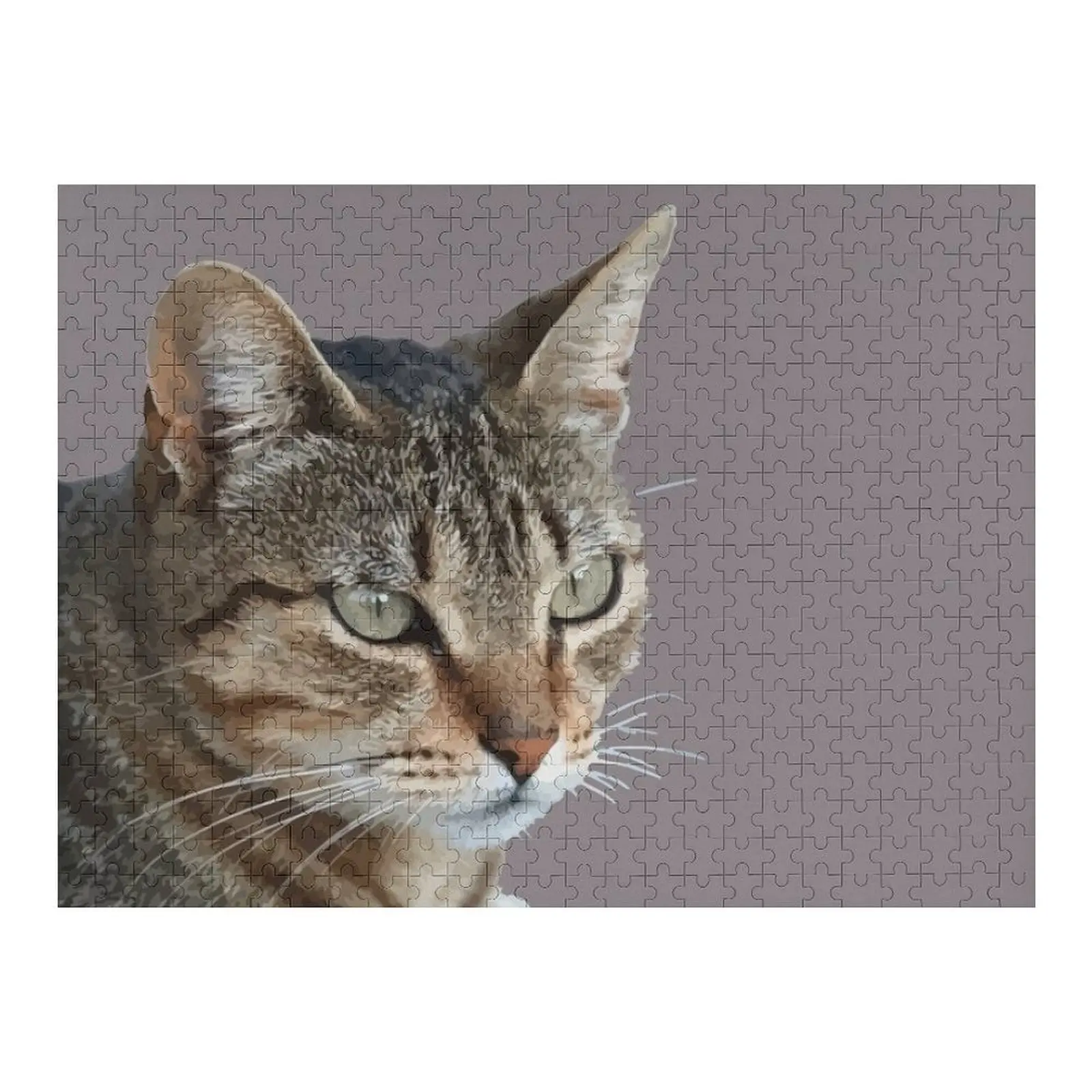 

Stunning Tabby Cat Close Up Portrait Vector Isolated Jigsaw Puzzle Custom Kids Toy Custom Wooden Name Puzzle
