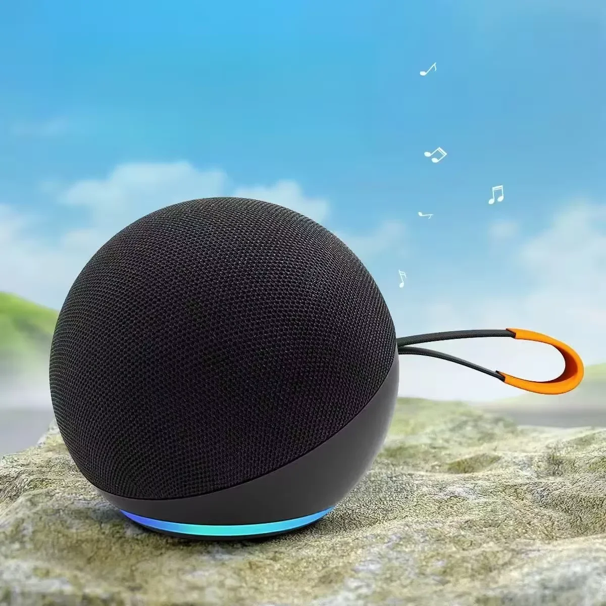 Best Seller Space Saving Bluetooth-compatible Speaker Alarm Clock With Rich Bass Modern Design Suitable For Dorms And Apartments