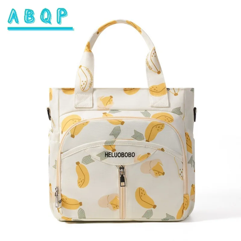 Baby Diaper Handbag Cartoon Cute Baby Diaper Crossbody Bag Large Capacity Fashionable Baby Products Storage Bag Large Capacity