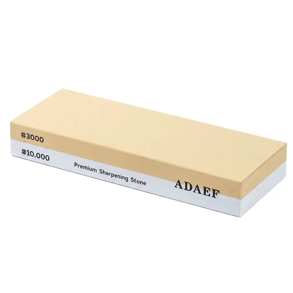

200x75x29mm 1kg Double Sided Whetstone 3000/10000 Grit White Corundum Knife Sharpening Stone with Non-slip Base