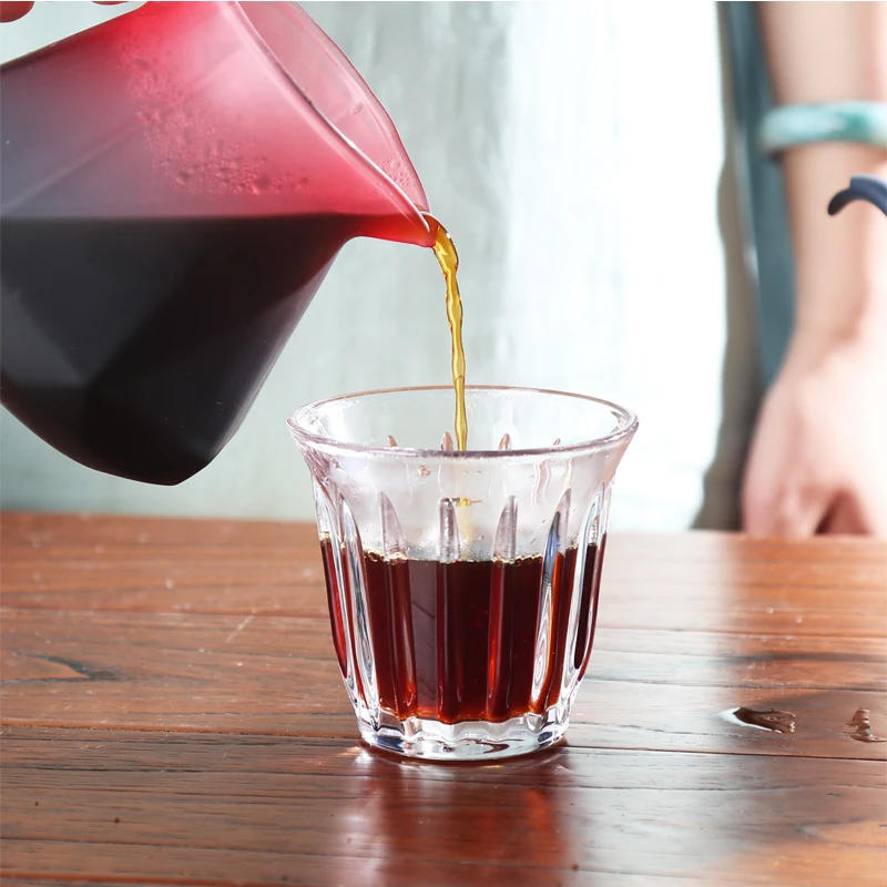 Immersion Dripper Switch Glass Pour Over Coffee Maker V Shape Drip Coffee Dripper and Filters V02 Coffee Set
