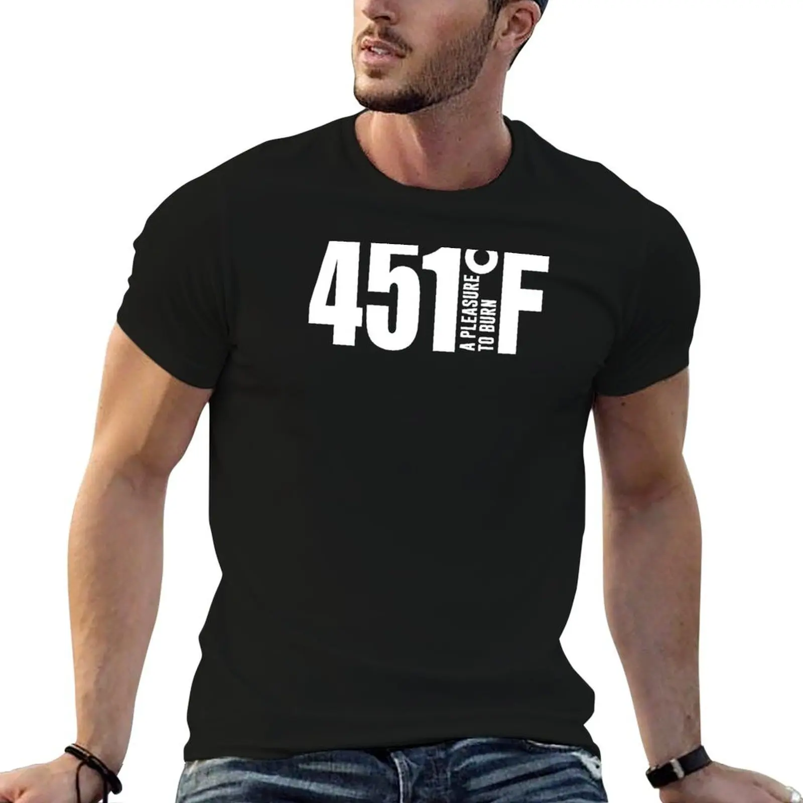 

Fahrenheit 451 In Summer T-Shirt anime t shirts for man man t shirt luxury T-Shirt