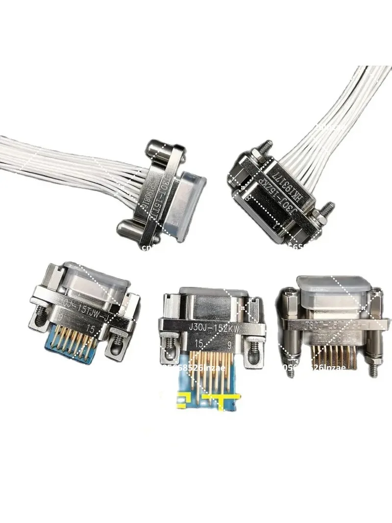 Rectangular Connector 15-Core J30J-15ZKW J30J-15TJL J30J-15ZKP 15 Pin Male Female Plug