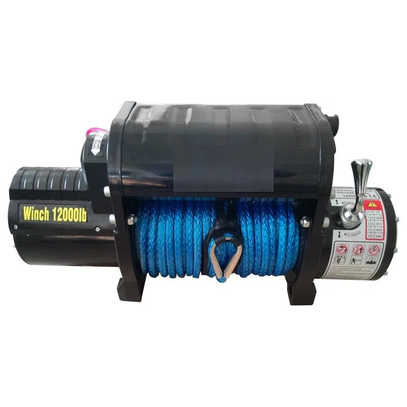 

12 В/24 В стальной трос электрическая лебедка 15000 фунтов для автомобиля