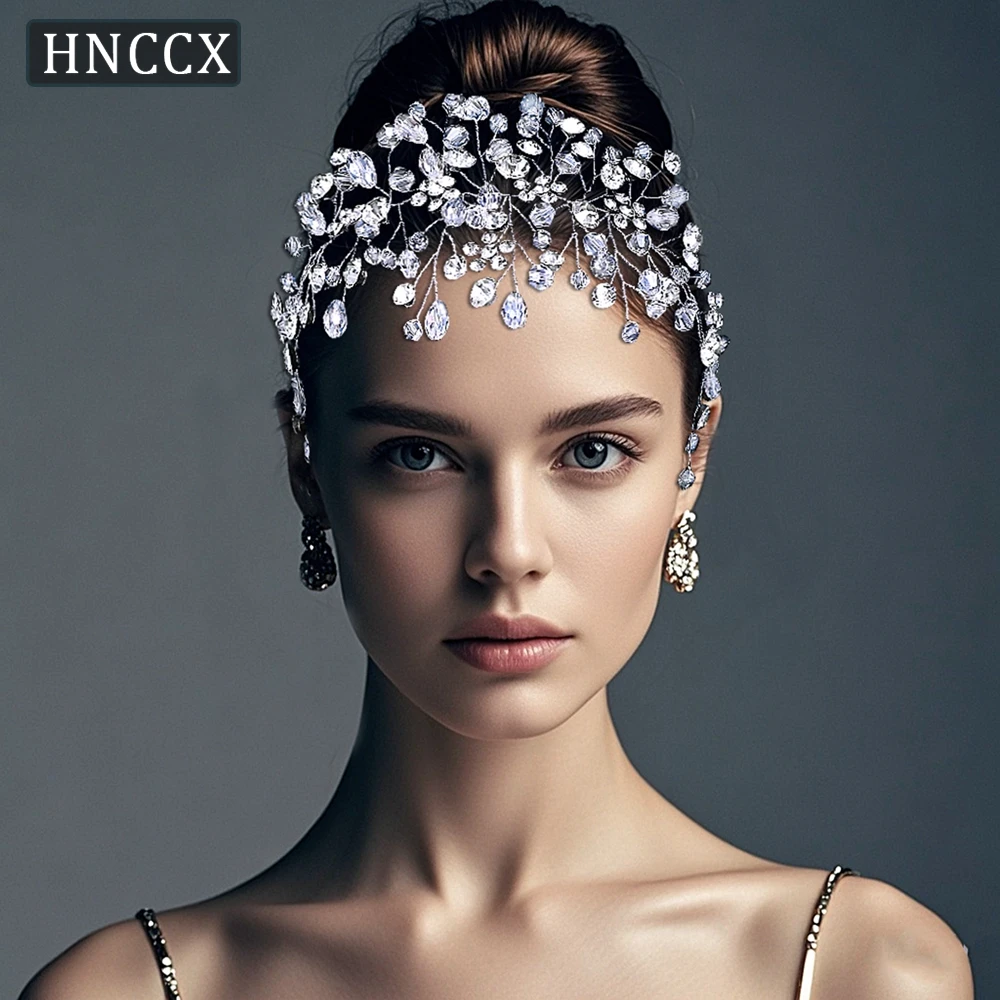 

YouLaPan Bridal Weddings Rhinestone Headband Hand Woven Simple Ladies' Sparkling Banquet Dancing Party Hair Accessories HP784