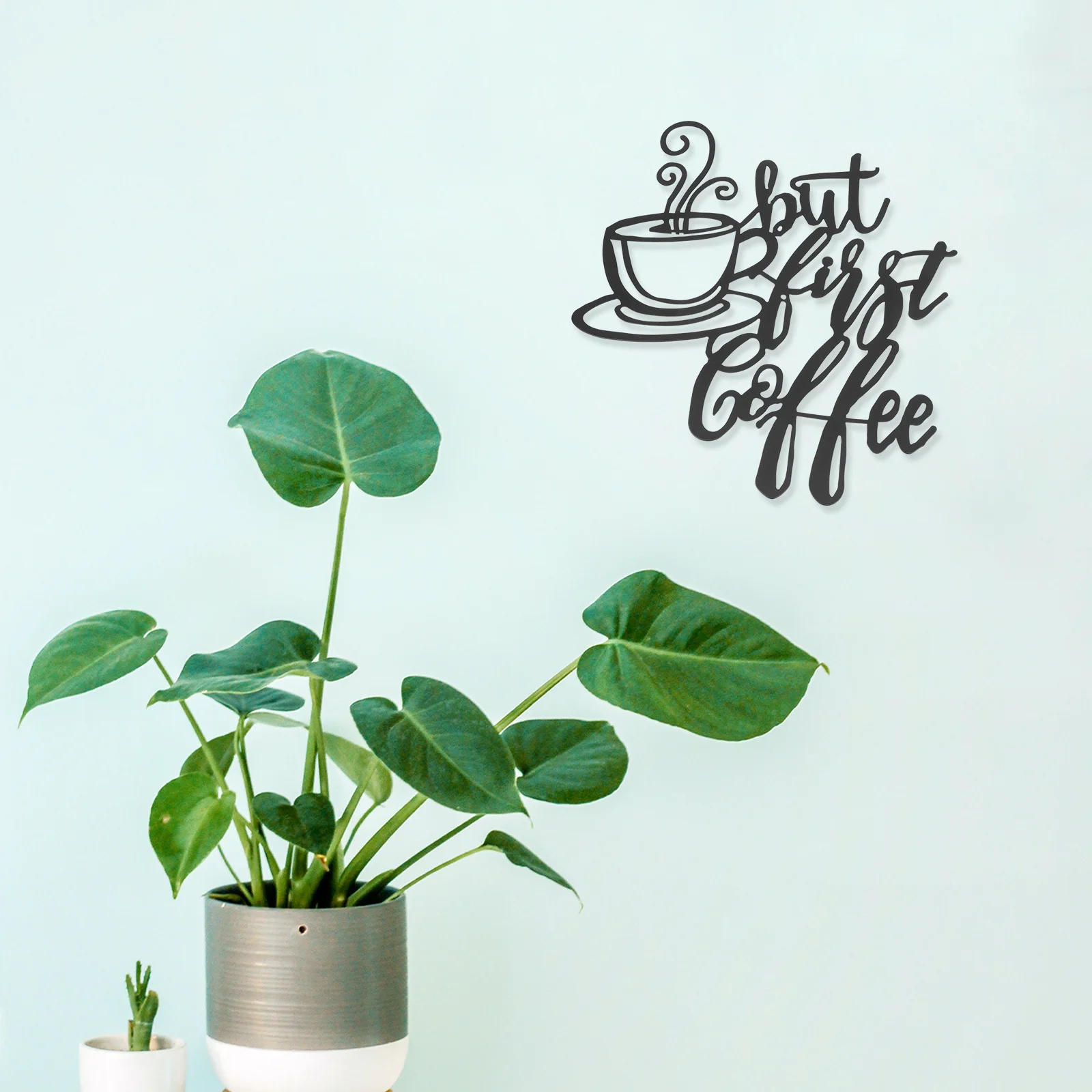 

Iron Craft Coffee Wall Pendant Indoor Alphabet Hanging Decoration Metal Wall Ornament Home Office Cafe Decorative Art