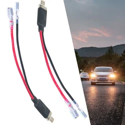 2PCS LED H1 Replacement Single Converter Wiring Connector Cable Conversion Lines Adapter Holder for Headlight Bulb Accessories