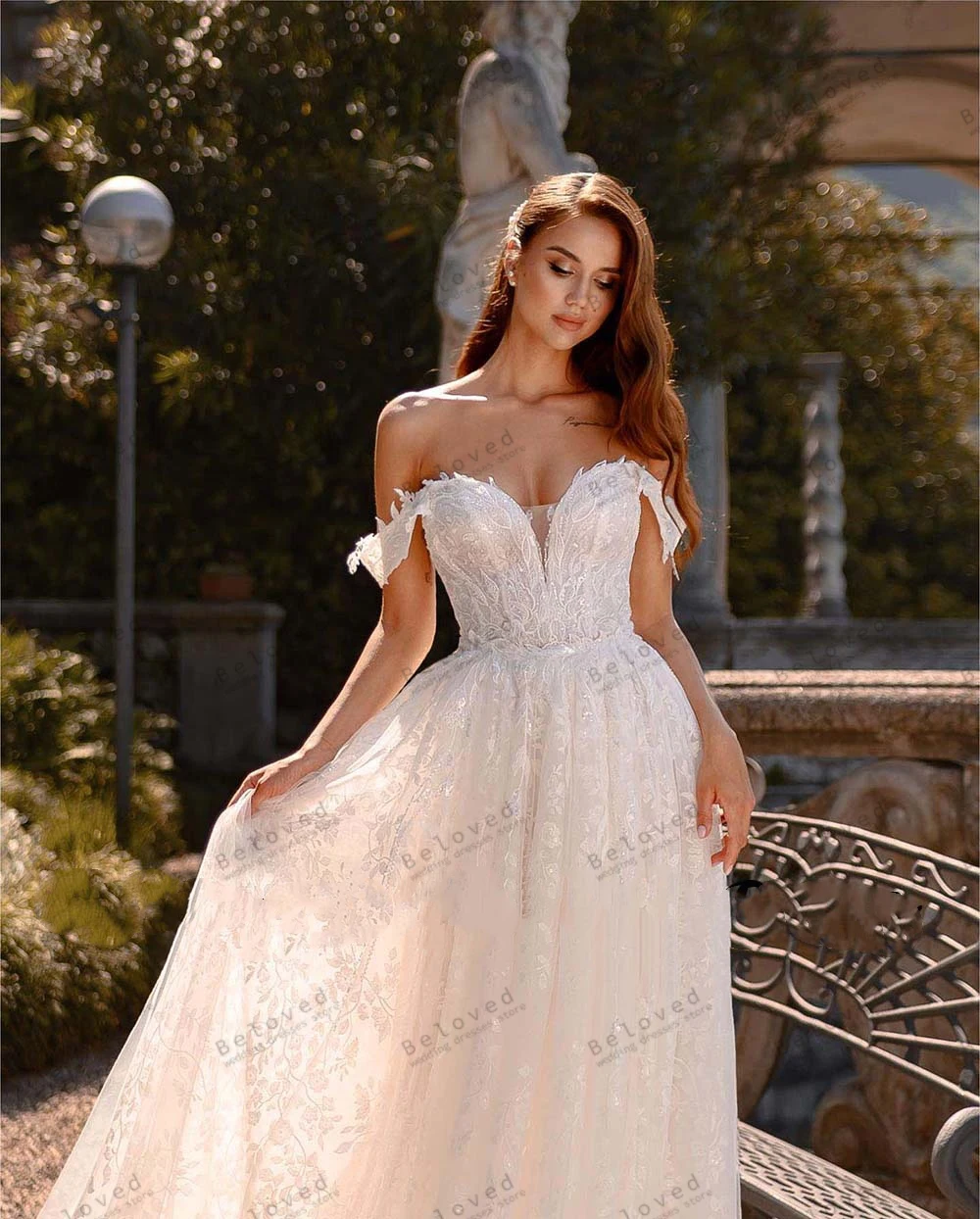 Vestidos De Novia clásicos Vestidos De Novia Vintage Apliques De encaje Sexy hendidura sin espalda hasta el suelo batas Vestidos De Novia personalizados