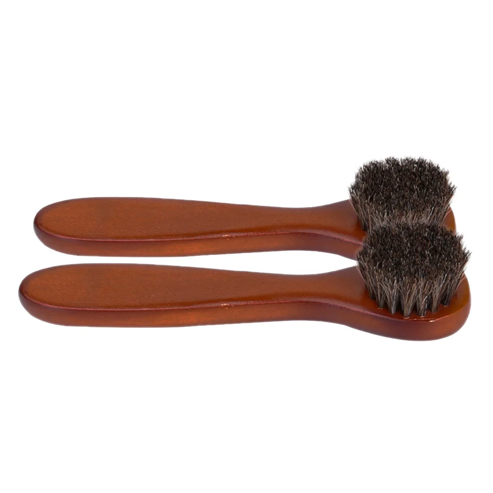 

2Pcs Soft Facial Cleansing Brush Multi Functional Ergonomic Handle Skin Exfoliator Face Brush Shoe Polish Cleaning Accessory