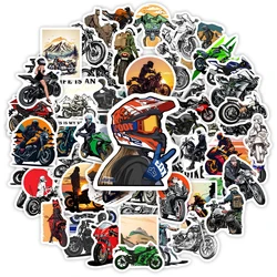 Motorcycle Racing Stickers DIY Kids Toy Gift for Phones Laptops Bottles Cars Scrapbooking Luggage Decorative Waterproof Decal