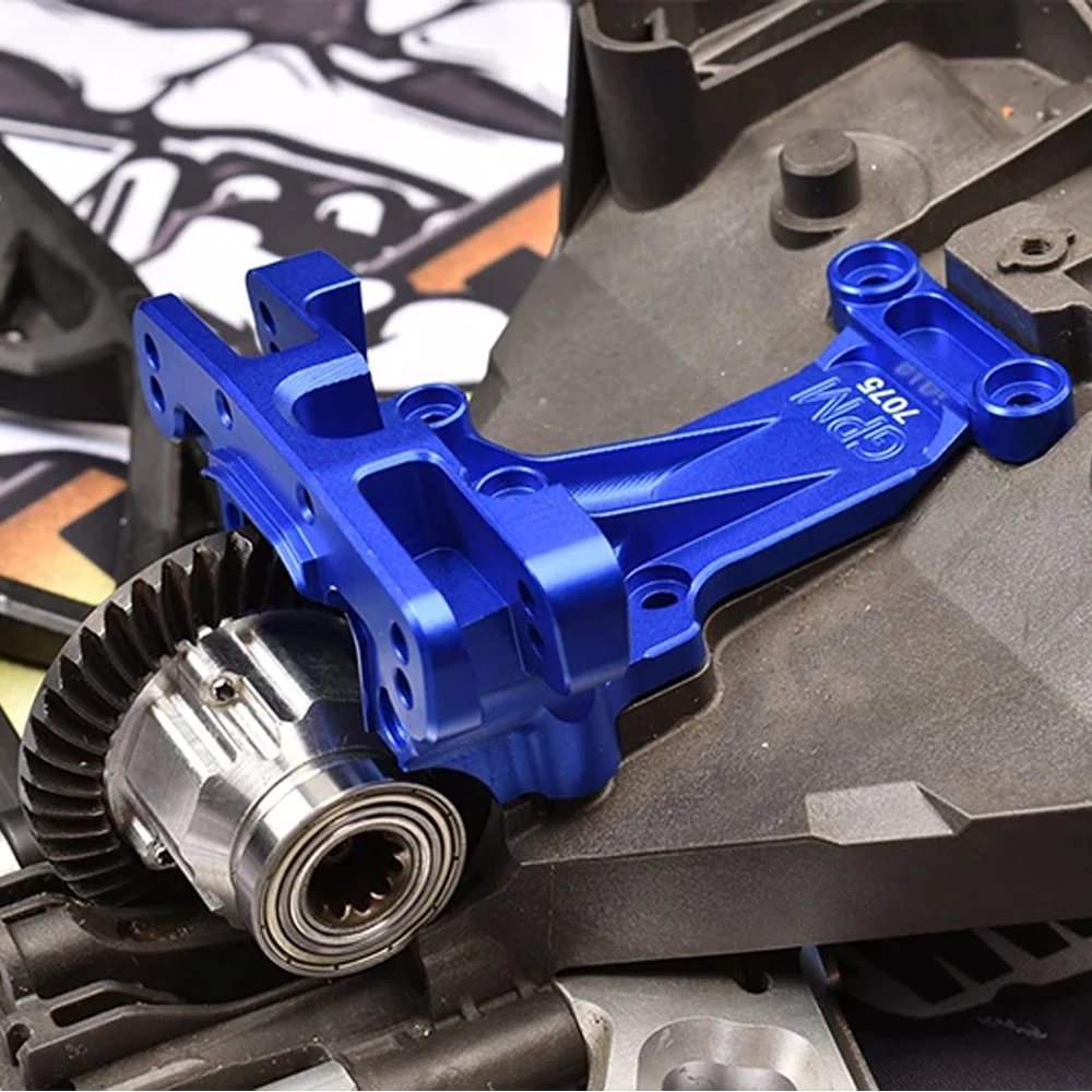 GPM ل Traxxas 1/6 XRT 1/5 X-MAXX X-Monster 8S RC سيارة سبيكة معدنية الجبهة الخلفية العلوي التفاضلي غطاء الحاجز 7720X 7727 7727X