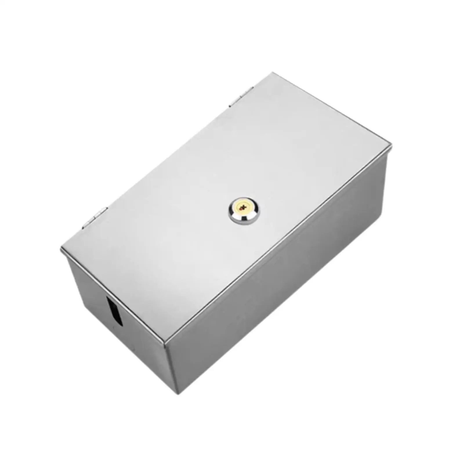 Lockable Stainless Steel Socket Cover Weatherproof Box Protector for Electric Shield Outdoor Enclosure Electricity