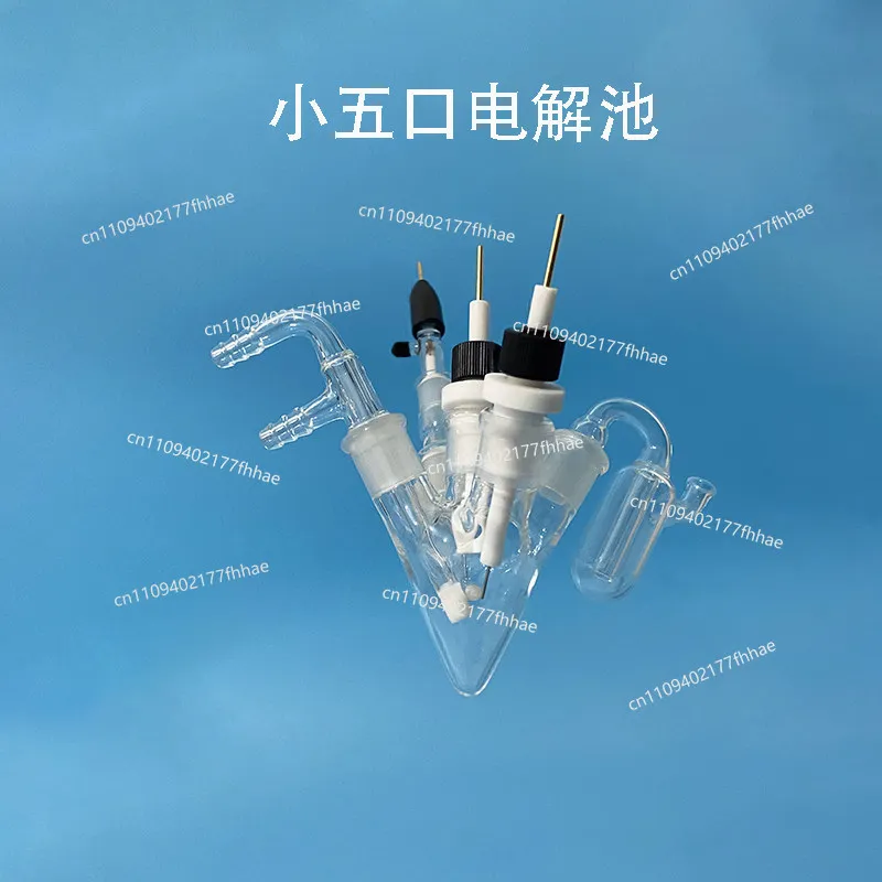 C004 Small Five-port Electrolytic Cell 5-20ml Sealed   Micro
