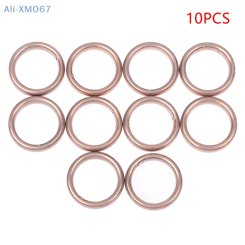 10 PCS Muffler Exhaust Gasket For Motorcycle GY6 70cc 100cc 110cc 125cc 150cc Scooter Bike ATV Moped