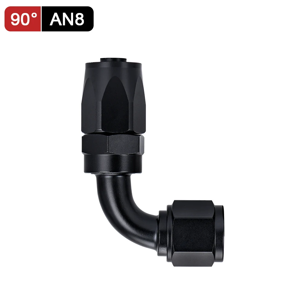 Universal AN4 AN6 AN8 AN10 AN12 AN16 Gerade 45 90 120 180 Grad Öl Kraftstoff Schwenk Schlauch Ende Fitting Öl Schlauch Ende Adapter Kit