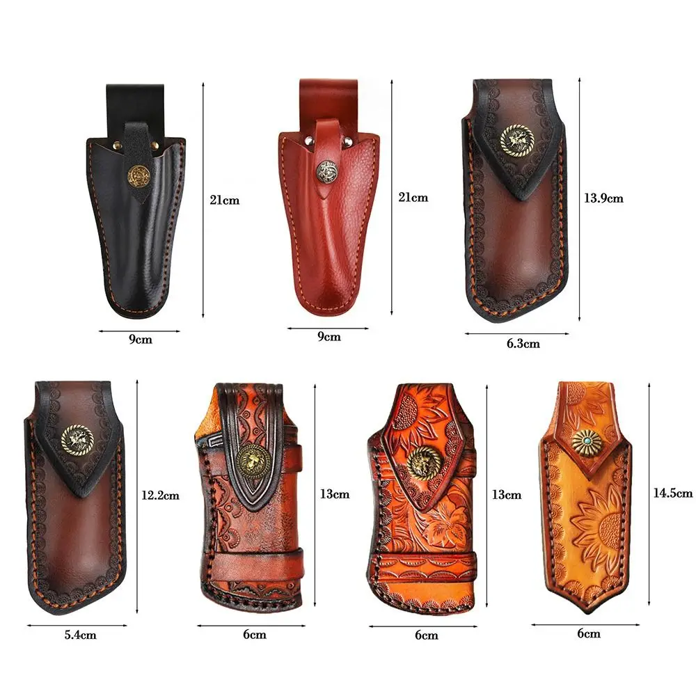 Sheath Holder Outdoor Equipment Knife Sheath Holster Flashlight Case Camp Outdoor Carry Belt Loop Case Fold Knife Tool