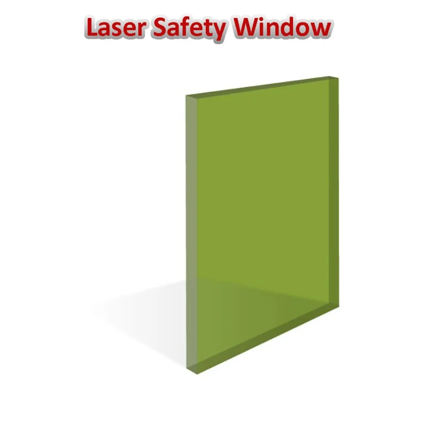 Laser Window Sheeting Protective Acrylic Sheet Viewing Windows 190-480nm 532nm 1064nm Protection Filter with Size 250x500x2mm