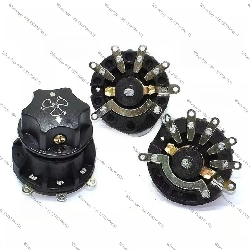 Universal gear switch suitable for industrial fan floor fan horn fan, speed control switch with knob 3/4/5 gear